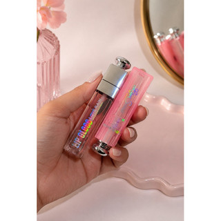 Lip Gloss + Lip Balm Love Rain Brilho Intenso e Hidratação