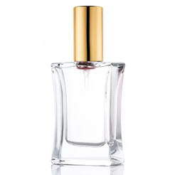 Porta Perfume Dubai de Vidro 20ml Válvula Spray Minimalista