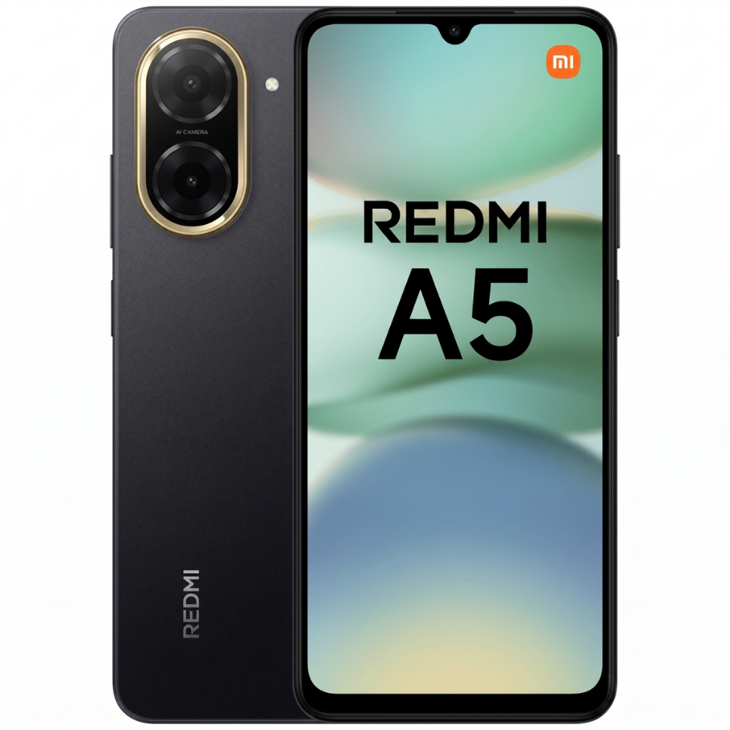 Smartphone Xiaomi Redmi A5 4G 4GB/128GB - Tela 120Hz 6.88" - Câmera 32MP IA e Bateria 5200mAh
