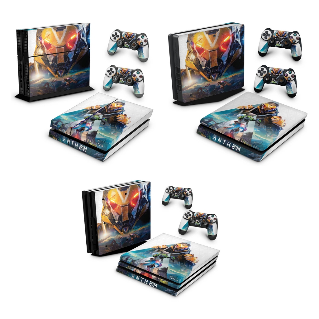 Skin Anti-Rage para PS4 FAT, SLIM ou PRO - 341 - Skin Playstation 4