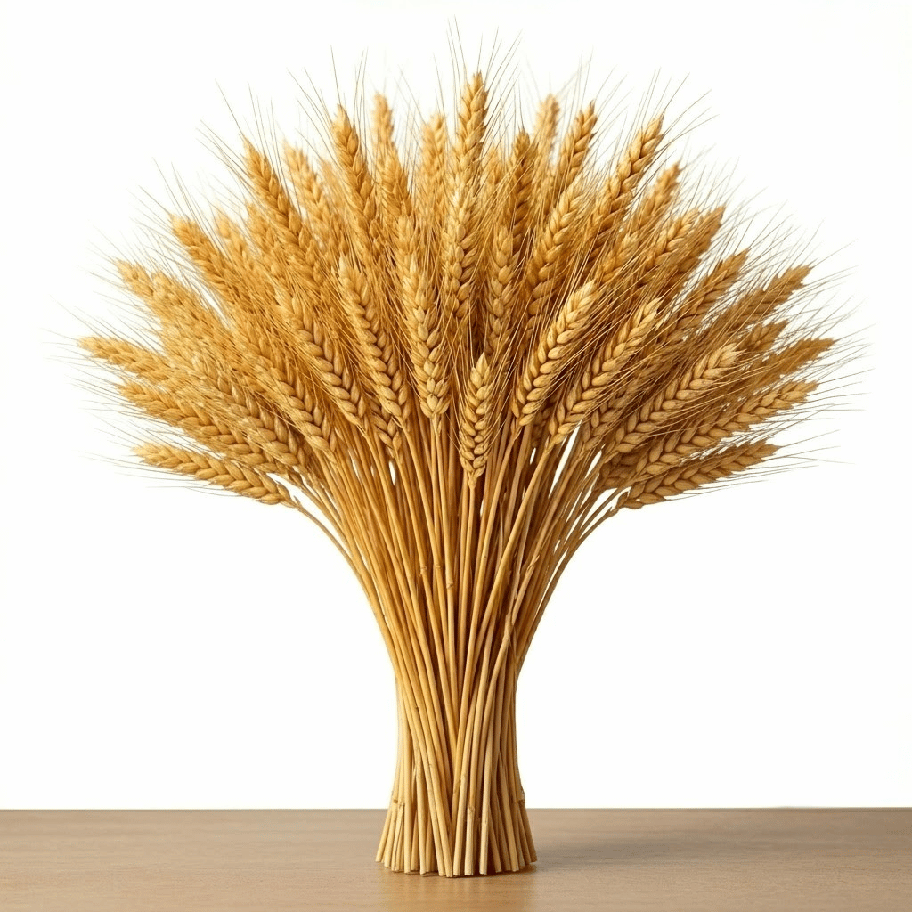 Trigo Seco 200 Hastes Para Decoração - Arranjos, Flores Desidratadas e Vaso Decorativo