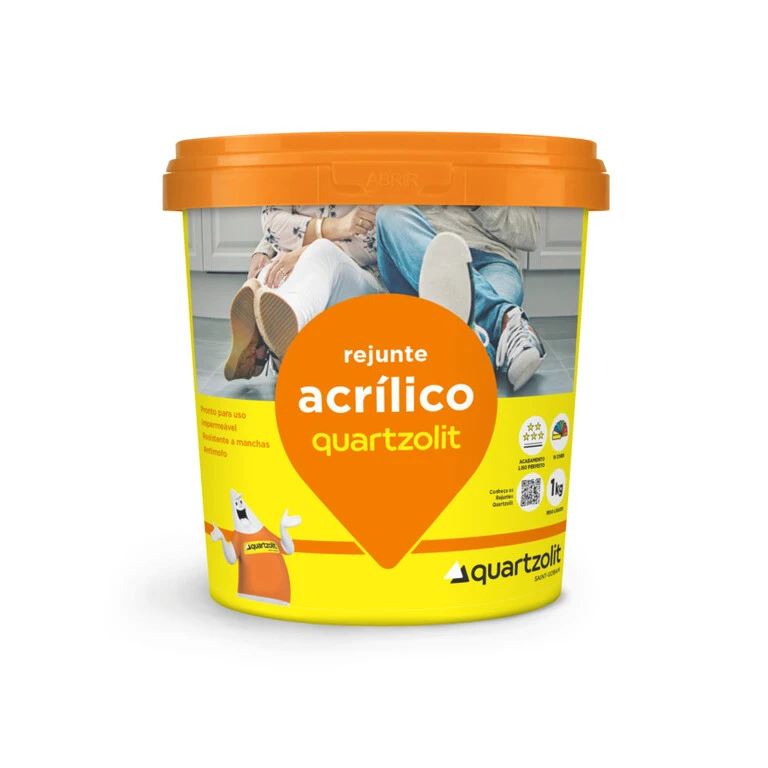 Rejunte acrilico pronto Quartzolit 1 kg