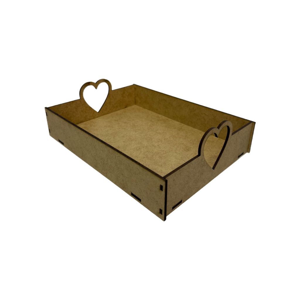 Kit de bandeja 5 a 30 Peças - Bandeja Decorativa Coração – Mesa de Doces, Lembrancinhas, presentes
