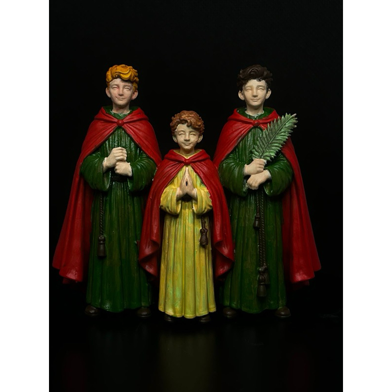 Miniatura São Cosme, Damião e Doum em Resina 5cm e 7cm | Com ou Sem Pintura