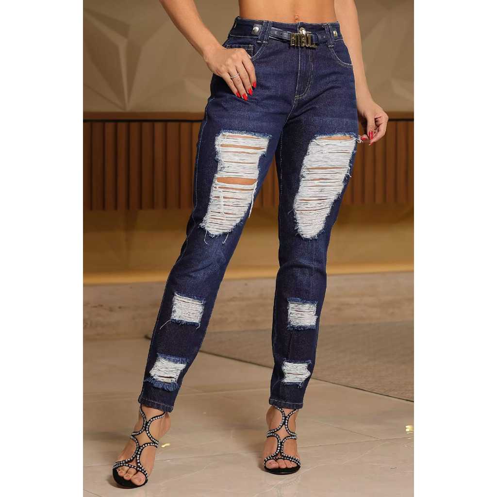 Calça Boyfriend Pit Bull Jeans Premium Ref: 89749