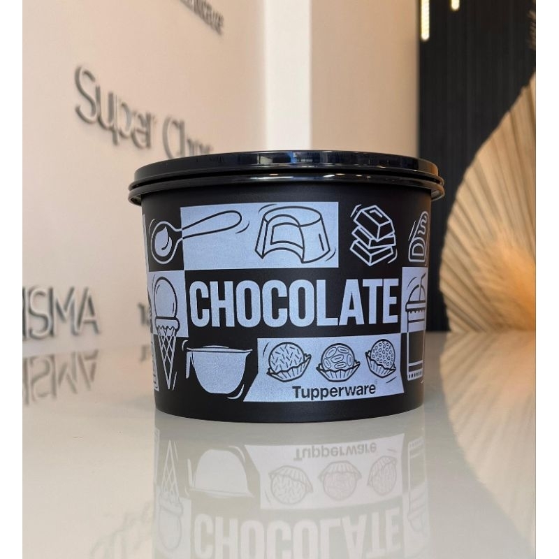 Tupper Caixa 1,3kg Chocolate Pop Box Tupperware Original