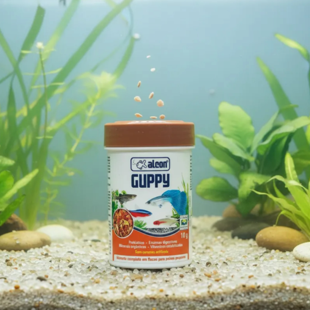 Ração Para Peixes Ornamentais Alcon Guppy 10g Full