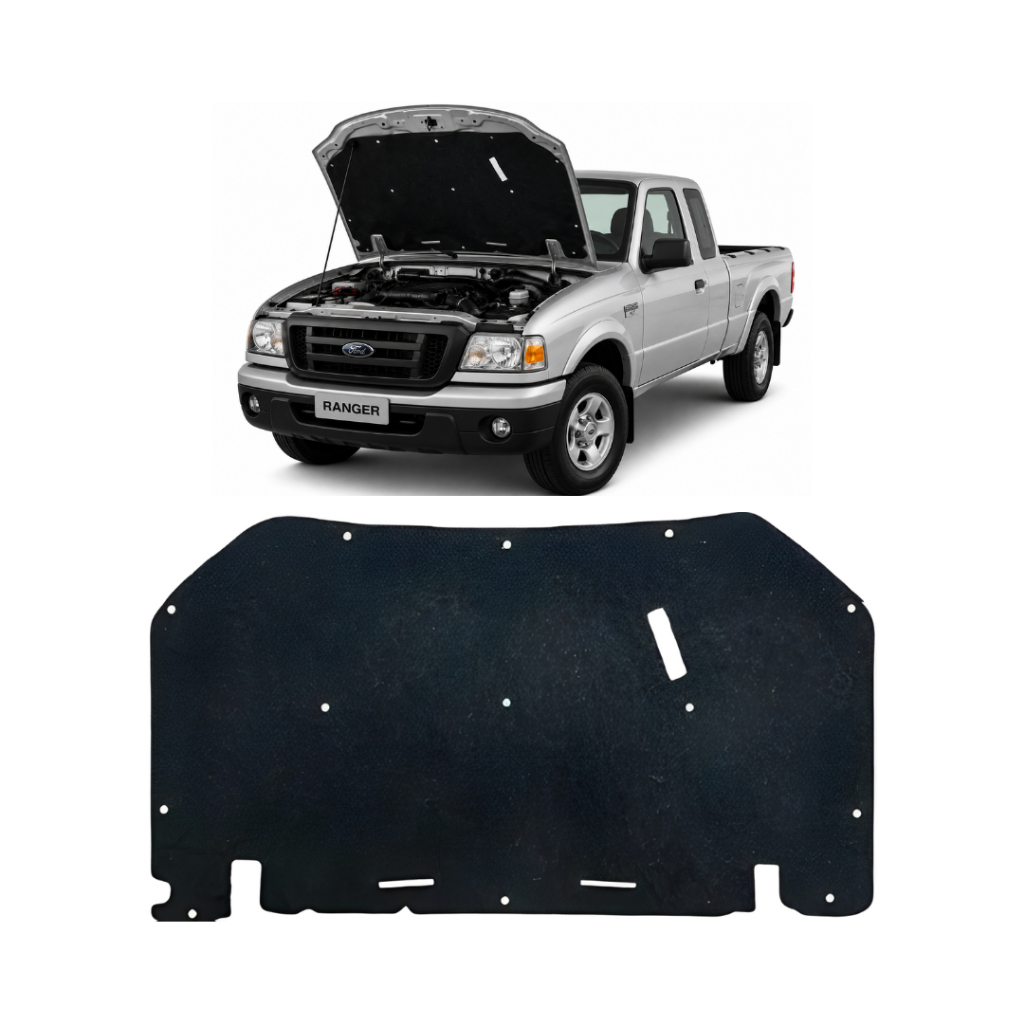 Forro Capô Ford Ranger 2005 2006 2007 2008 2009 Autoadesiva Grud Manta Capo Forração Capu Capuz