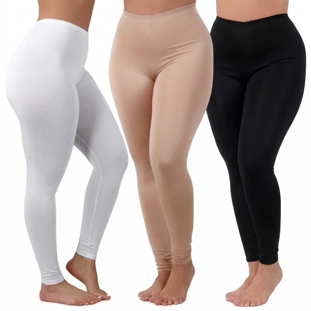 PROMOÇÃO 1 a 3 Calça Térmica Segunda Pele Anágua Anti Atrito Proteção Por Baixo Evita Transparência