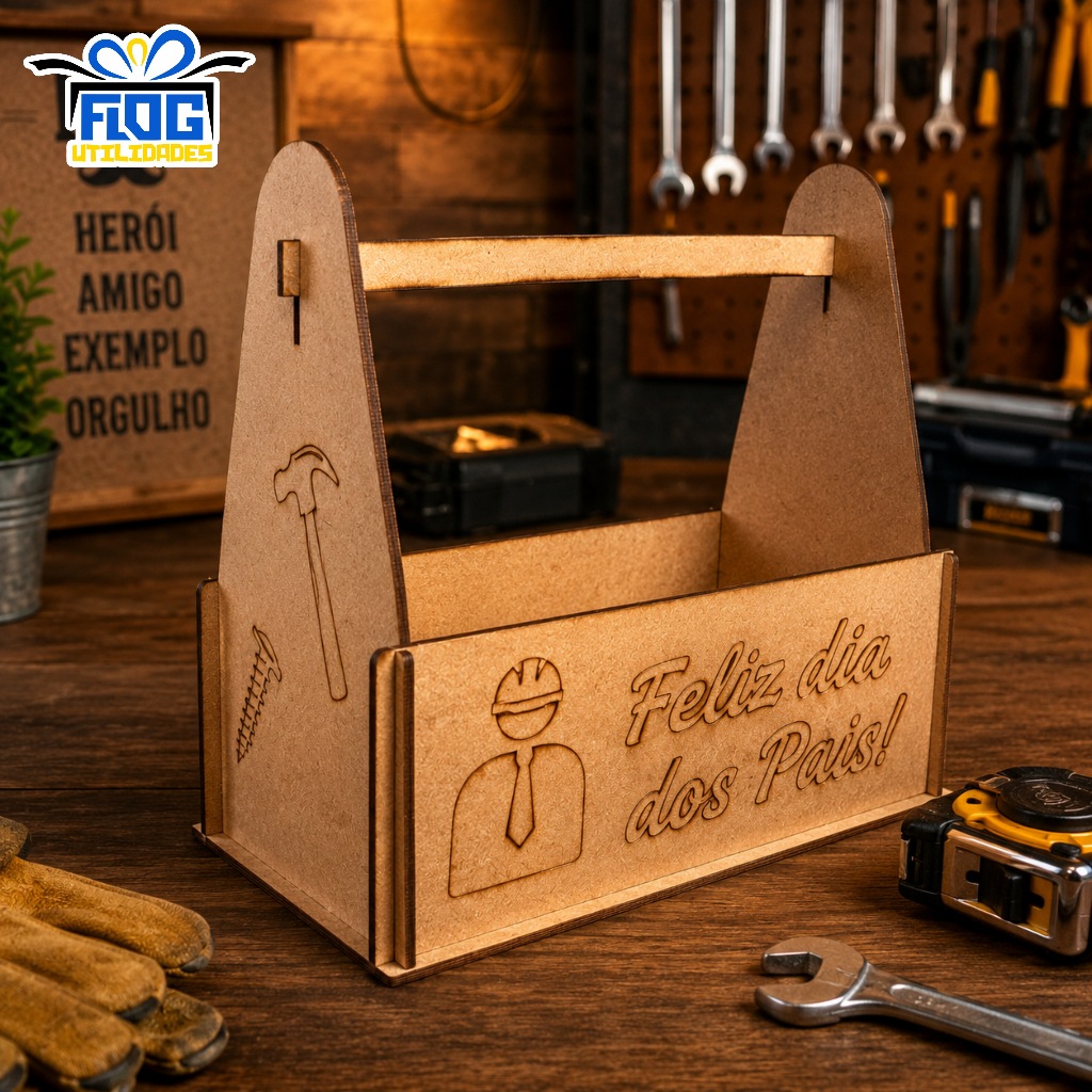 Kit Unidades Caixas De Ferramentas Caixa De Presente Lembrancinhas Dia Dos Pais em MDF / Decoração - Pai