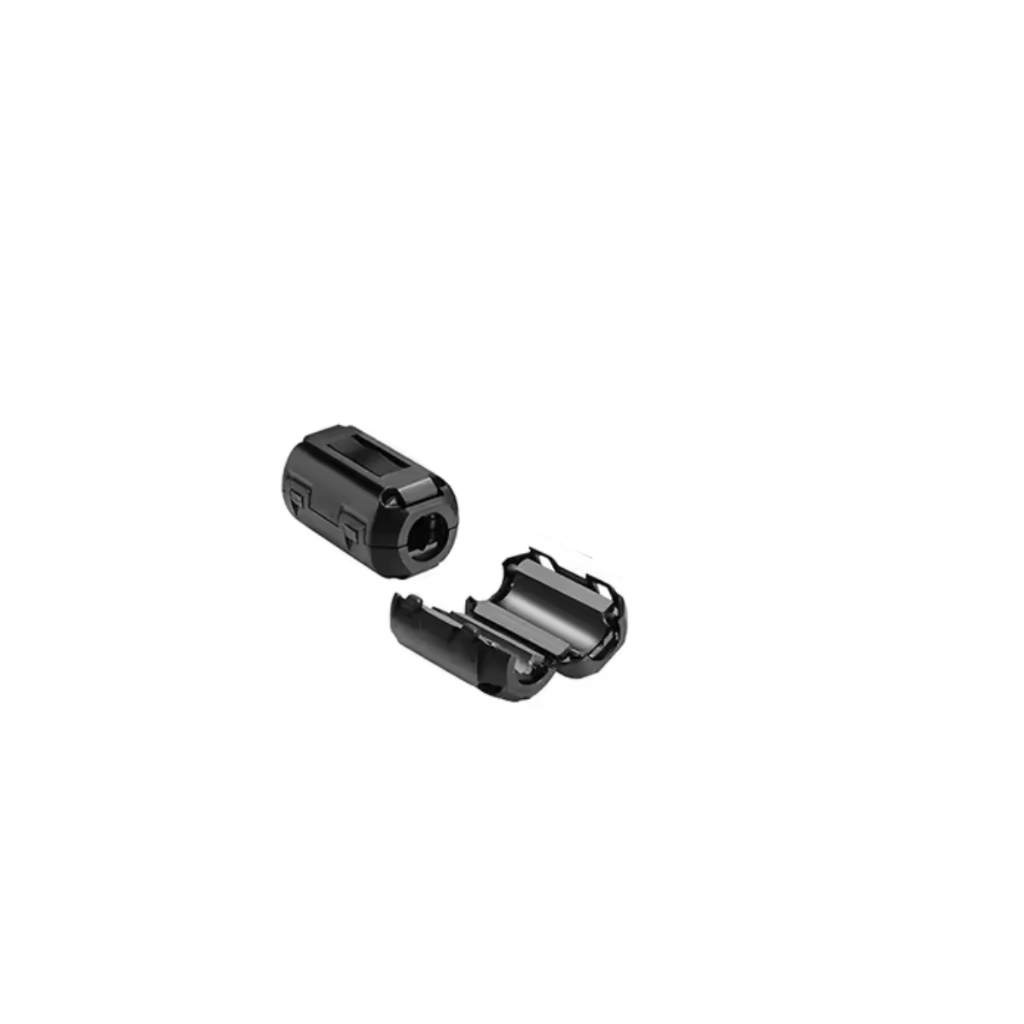 1/2x Núcleo de Ferrite  3,5mm Supressor de Ruídos RFI/EMI Tipo Clamp Filtro Anel 3 Cabo Fonte Módulo Eletrônico indutor
