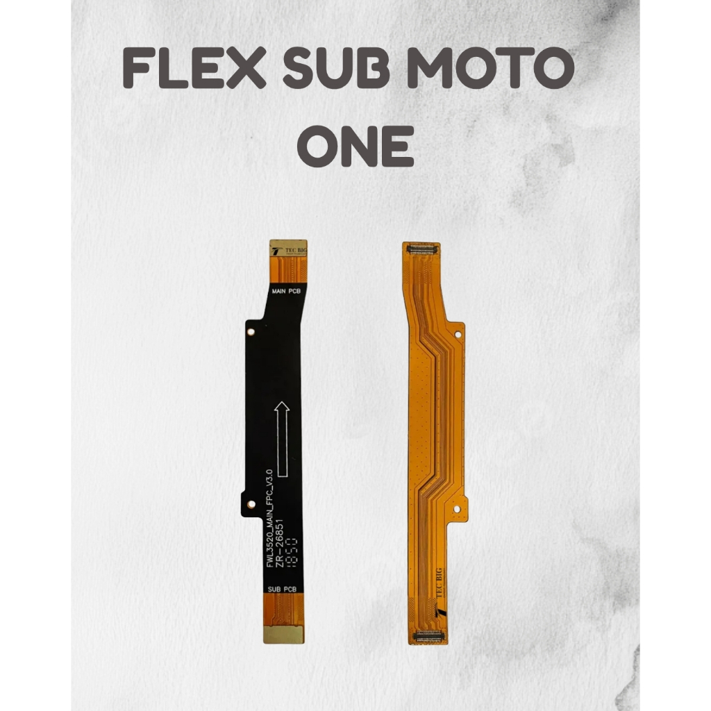 FLEX SUB COMPÁTIVEL PARA MOTO ONE, ONE ACTION, ONE FUSION PLUS, ONE HYPER, ONE MACRO e ONE VISION.