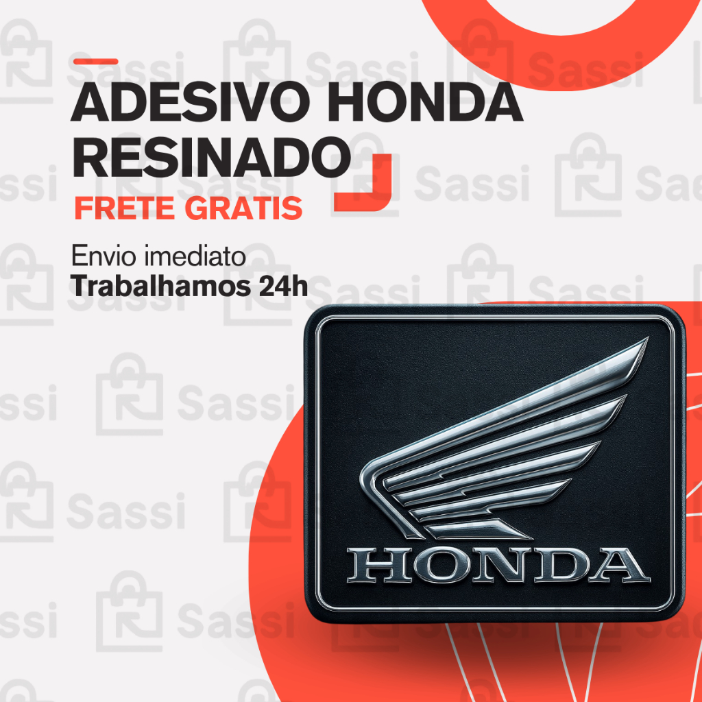 Selo Adesivo Original para Cadeado de Guidão Honda CG Titan Fan Start 125/150/160