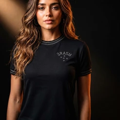Camisa Brasil All Black Feminina Oficial