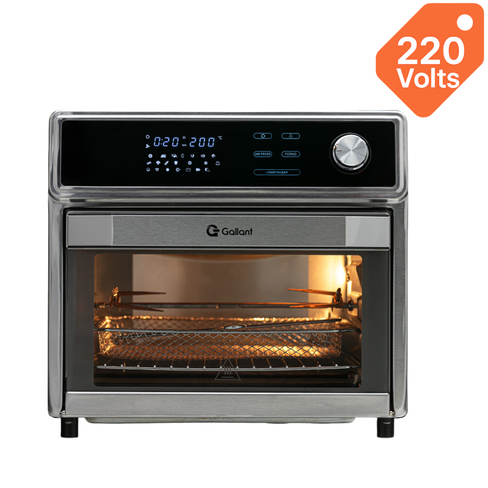 Fritadeira Air Fryer Forno 25L Gallant Digital GFE25 Rotisserie 220V