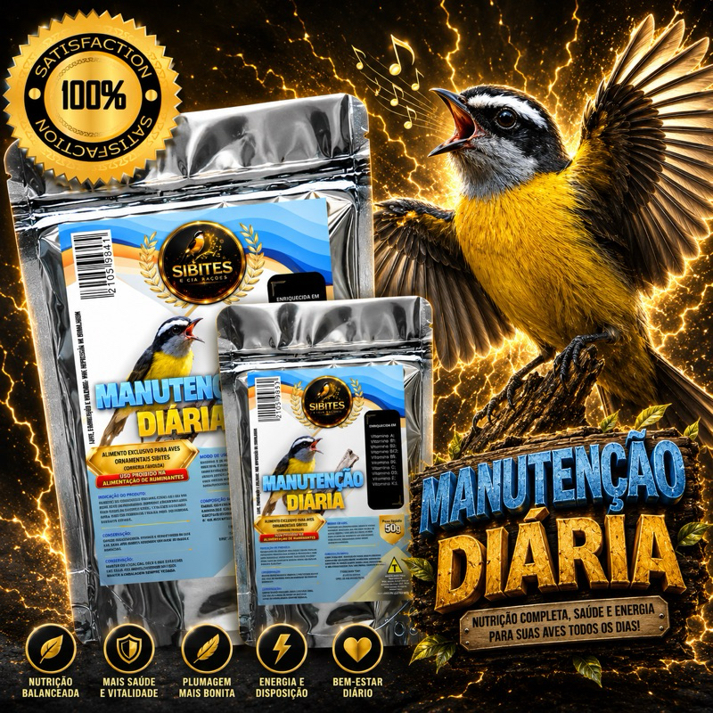 SIBITES E CIA: RAÇÃO MANUTENÇÃO DIÁRIA