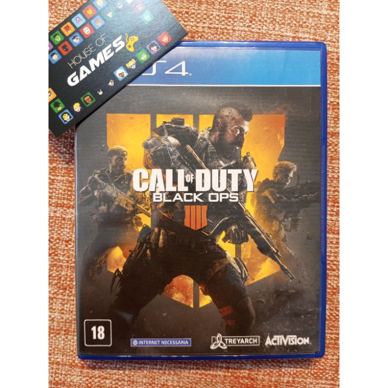 Game Call of duty Black Ops IIII PS4 Mídia Física usado ( Não possui campanha)