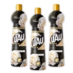 Kit 3un Multiuso 480ml UAU Ingleza Perfume Chá Branco Limpador