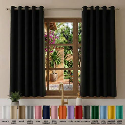 Cortina Para Janela De Cozinha Oxford Premium 2,60 X 1,30m - Cores diversas