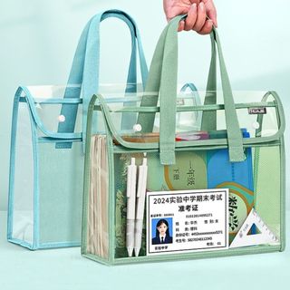 Pasta Organizadora E Portátil Estilo Bolsa Com Duas Repartições E Expansível