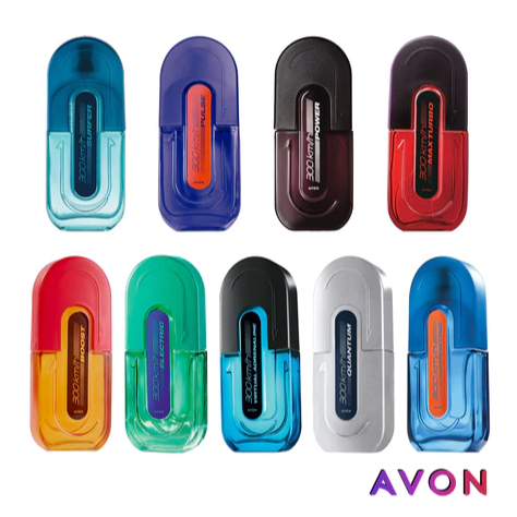 300km/h Deo Colônia Avon - 100ml: Quantum, Power, Max Turbo, Pulse, Nitro, Surfer, Boost, Virtual Adrenaline e Electric