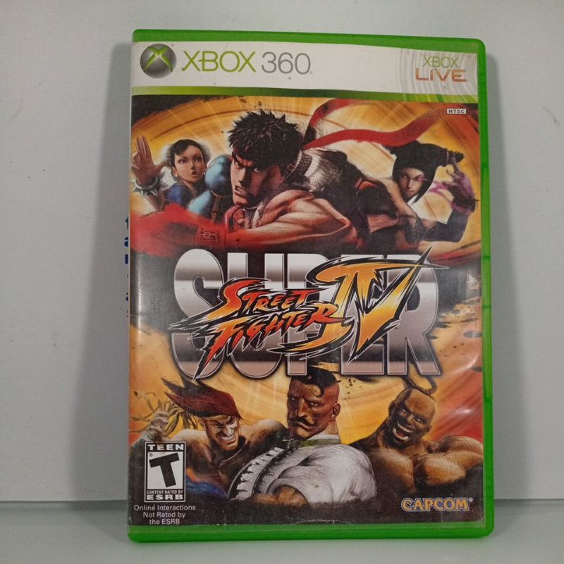 SUPER STREET FIGHTER 4 JOGO ORIGINAL PARA XBOX 360.