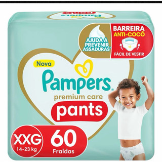 Fraldas Pampers Premium Care Pants XXG 60