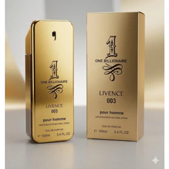 Perfume Masculino One Biliionare Luxo Gold Livence 003 100ml Fixação Forte