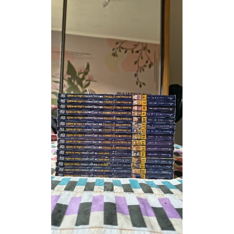 coleção Cdz the lost Canvas volumes 6 ao 22 (exceto 19)