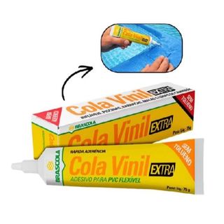 Cola Para Reparos Pequenos em Infláveis Piscina Boias Colchão Inflável Bisnaga 75gr Super Cola