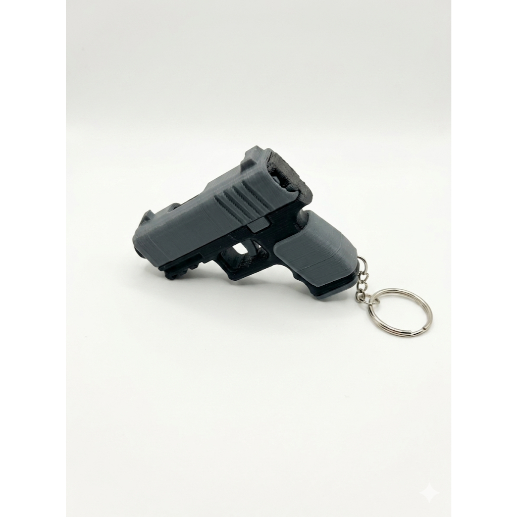 Chaveiro Decorativo Pistola Glock Mini Arma Tática Militar