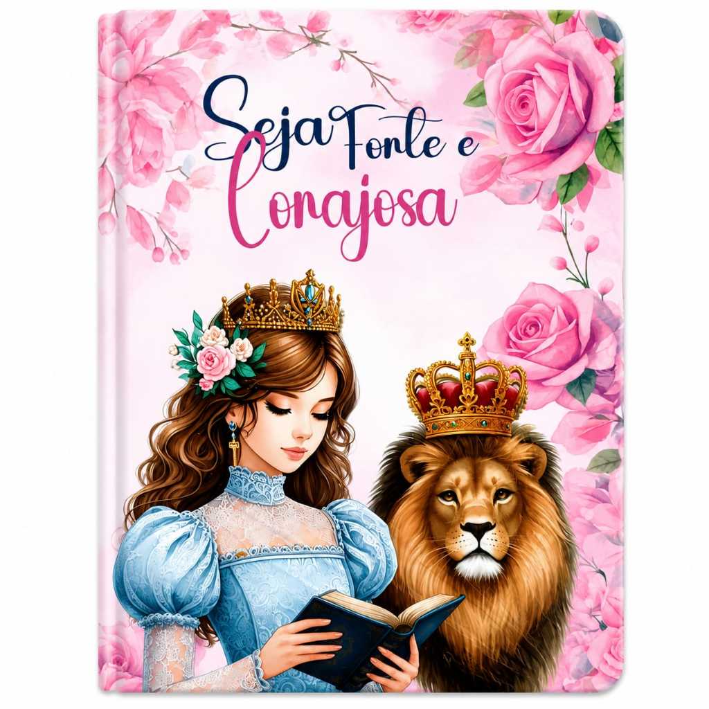 Bíblia Sagrada Letra Gigante Com Harpa Fem Lindíssima Capa Dura Flores "Deus Cuida de Mim" Almeida Revista Corrigida