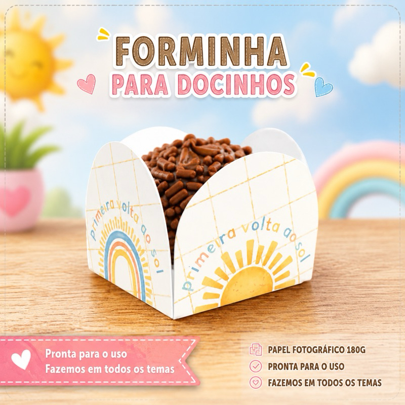 Forminhas de Docinhos (Fazemos em todos os temas)