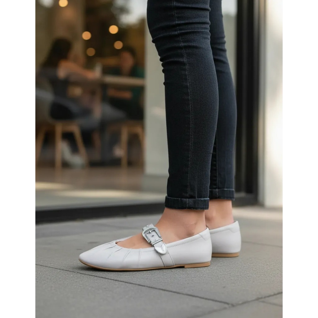 Sapatilha Boneca Vizzano Flat Cinza