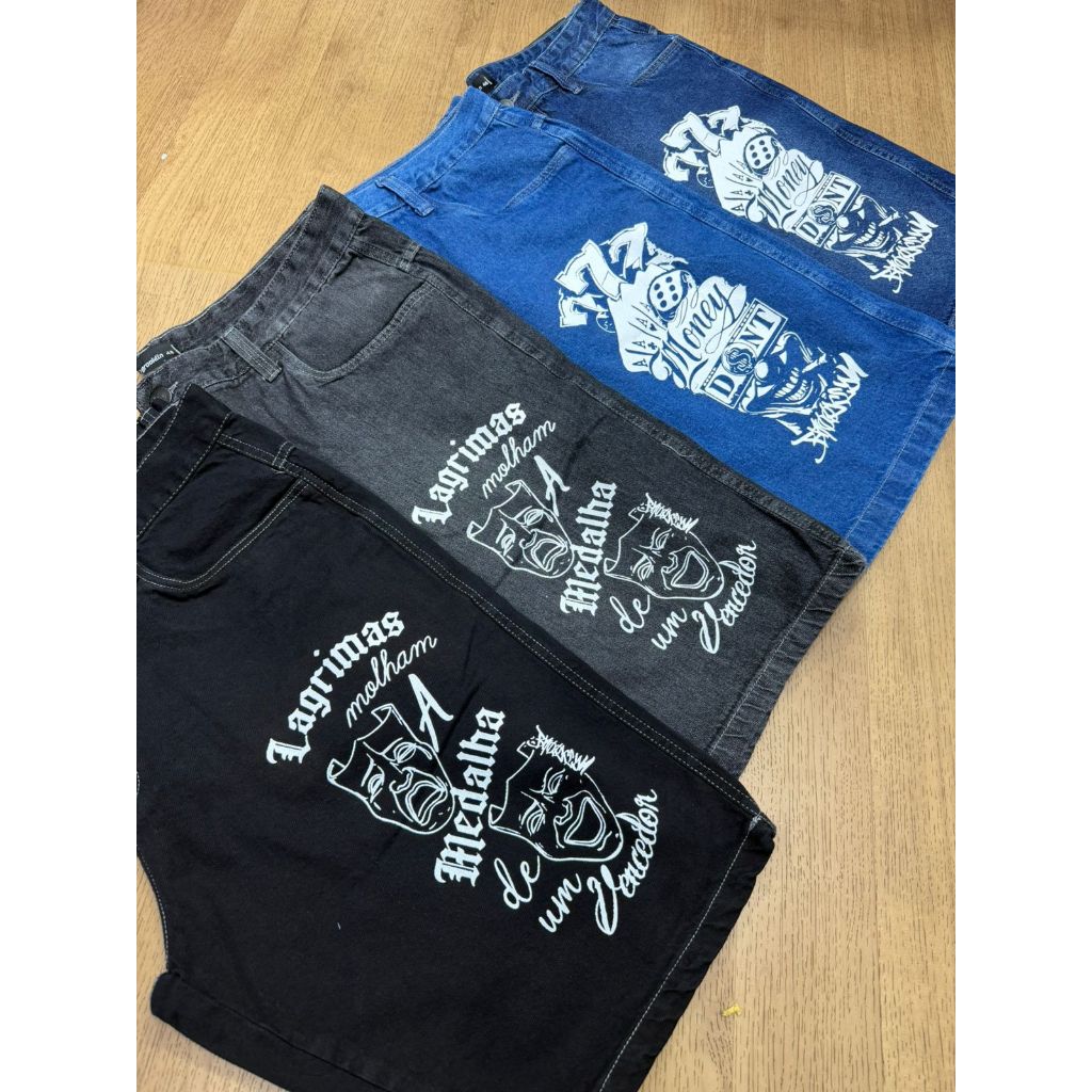 Bermuda Jeans Masculina