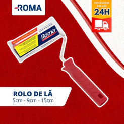 Rolo De Lã Rolinho Para Pintura 5cm 9cm 15cm - Roma