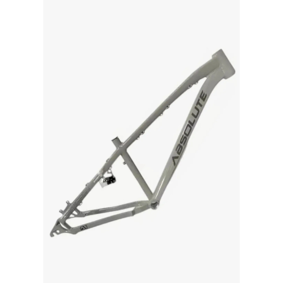 Quadro Bike Aro 26 Brutus 3 Gancheira Vertical Grau Absolute Cor Cinza Tamanho del quadro 13