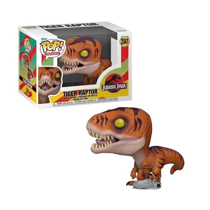Funko Pop Filme Jurassic Park Tiger Raptor 2041 Original