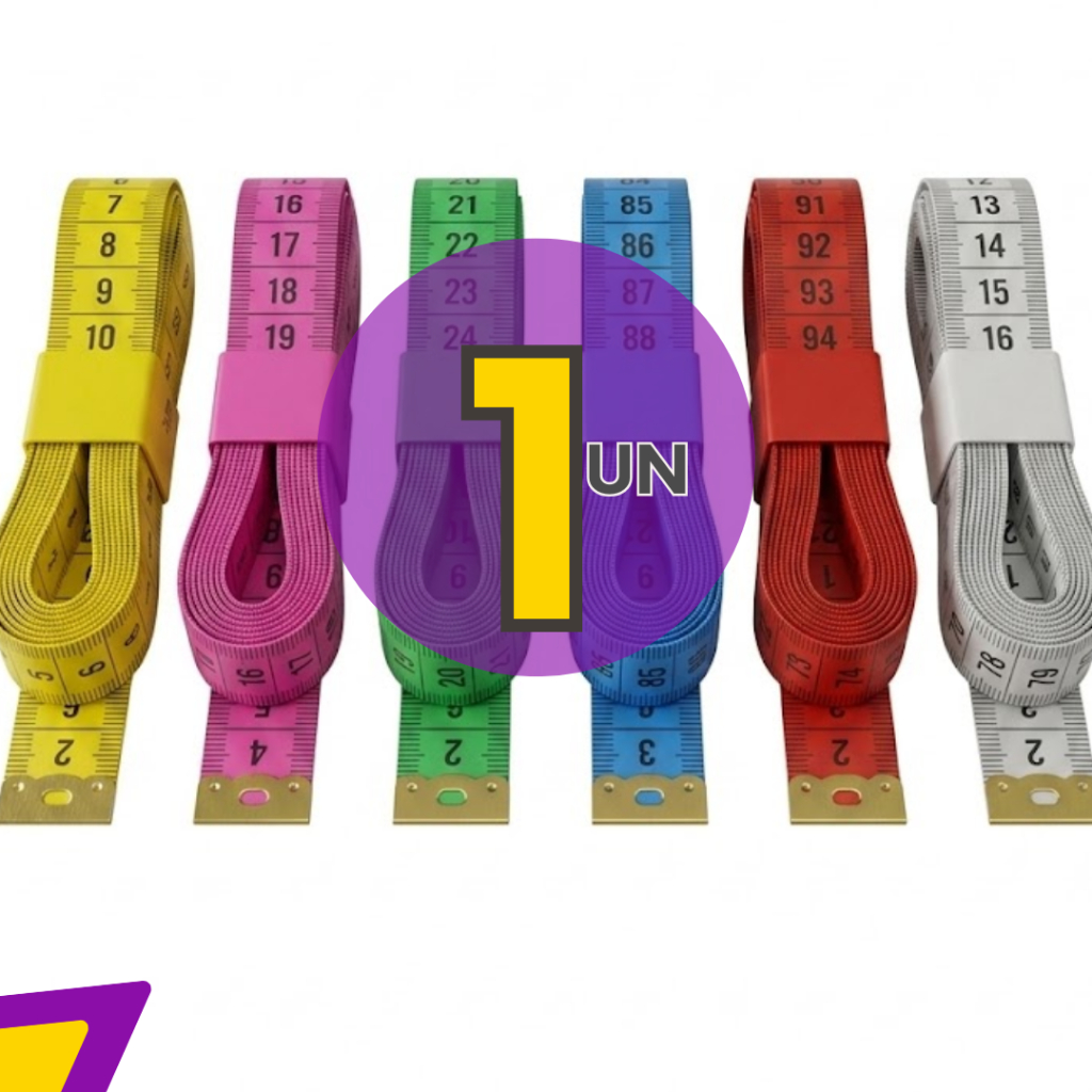 1, 2, 3 ou 6 un - Fita Métrica Corporal Flexível 150cm Costura E Artesanato
