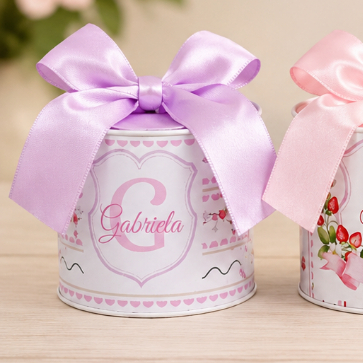 Kit tubolatas personalizadas  flores- floral• Lembrancinha maternidade | batizado | aniversário | chá de bb • 5x6