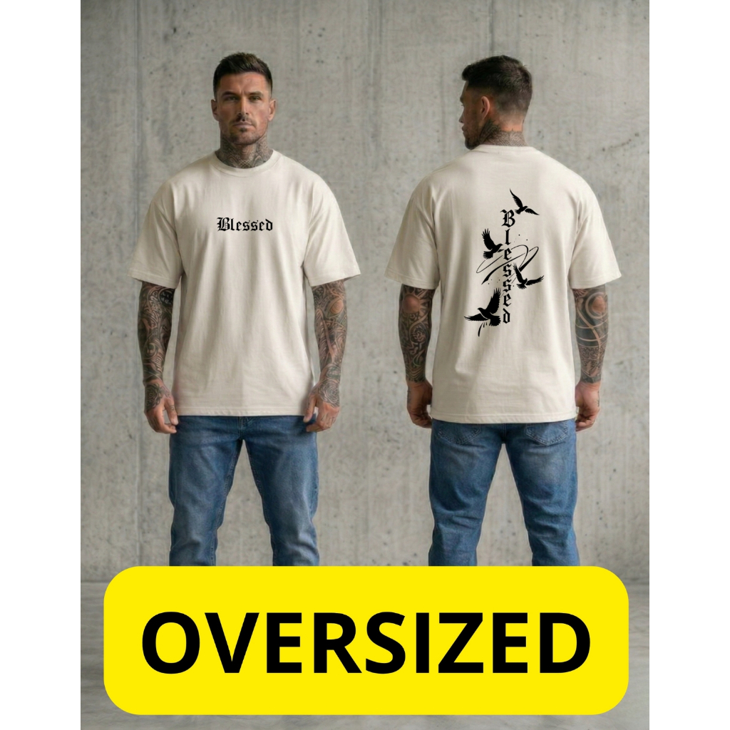 Camiseta Oversized Estampada Macia e Confortável Look Casual Streetwear Estampada Alta Qualidade Estilo Urbano Masculino
