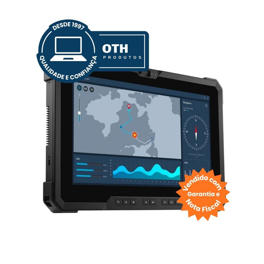Tablet Dell Latitude Rugged Extreme 7220, Full HD 12", Intel Core i5, 16GB, SSD-512GB (Com detalhe)-Usado, Garantia, NF