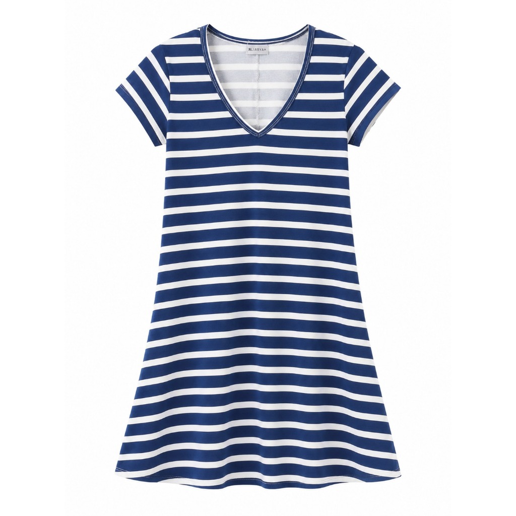 Camisola manga curta decote v toque macio P ao plus