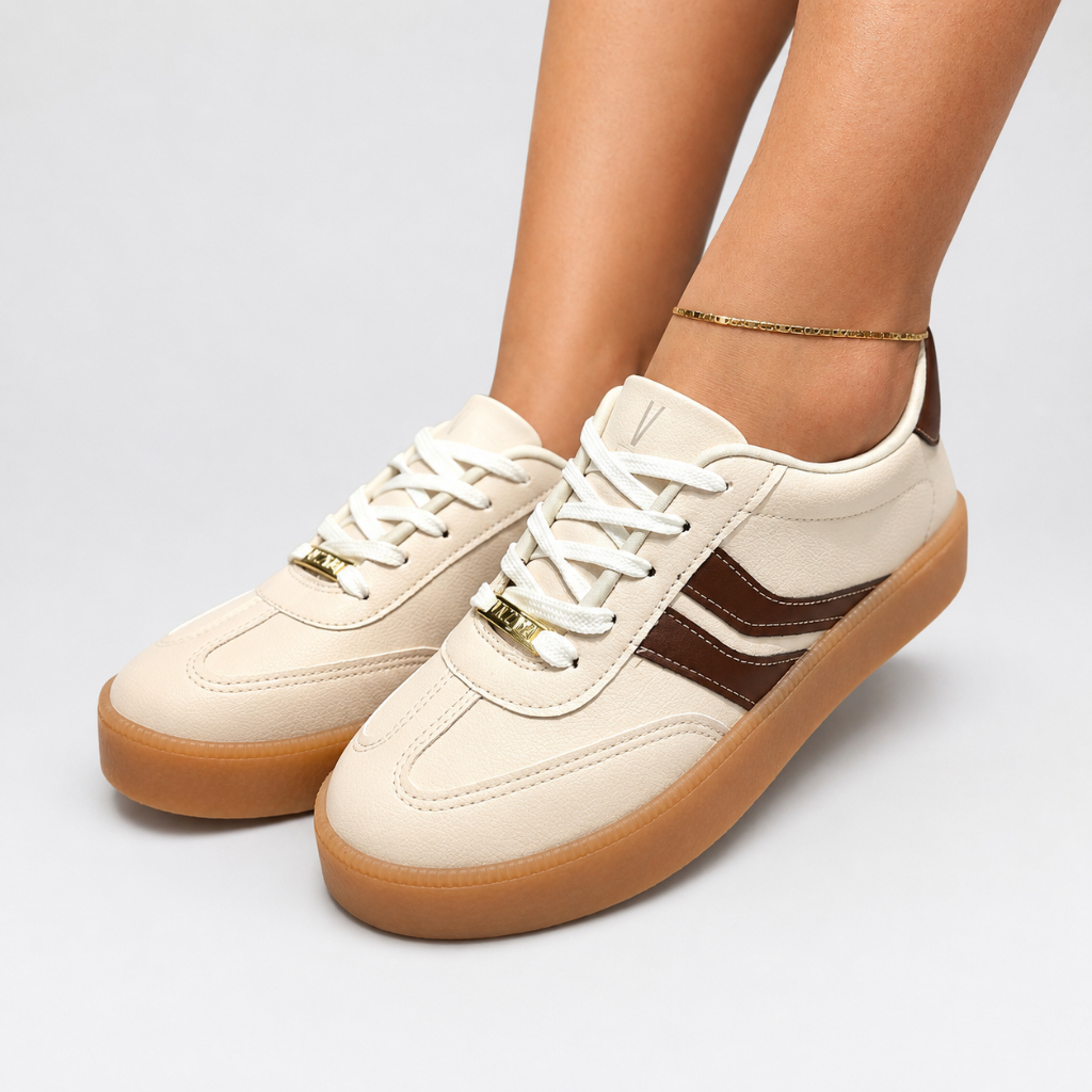 Tênis VIZZANO Original Color Feminino Casual Confortável Estilo Samba Rasteiro