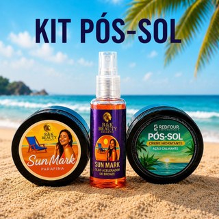 Bronzeador Completo | Óleo Acelerador 120ml + Parafina Ativadora 150g | Marquinha