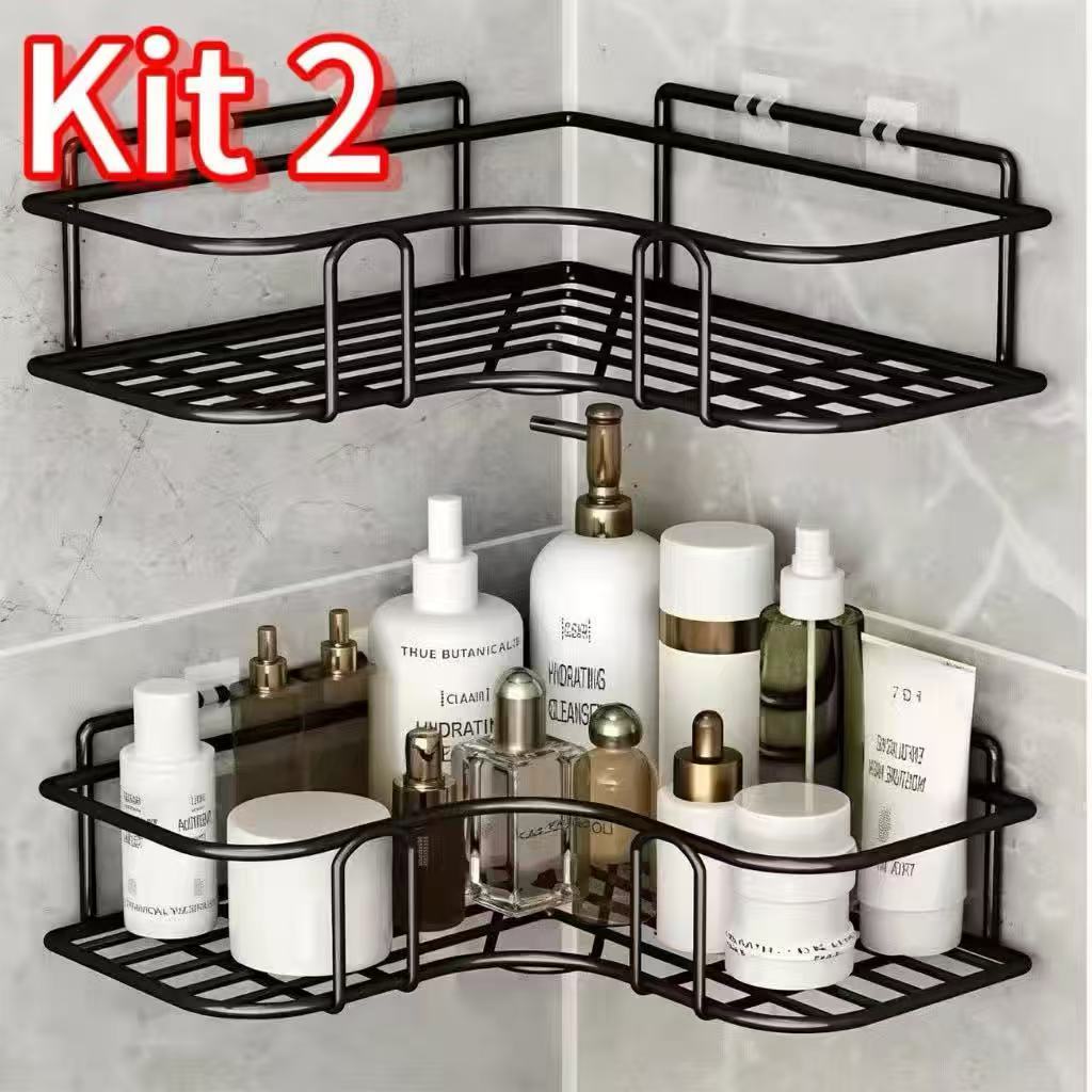 Suporte Para Shampoo Prateleira De Aço Inoxidável Para Banheiro Sem Necessidade De Furar