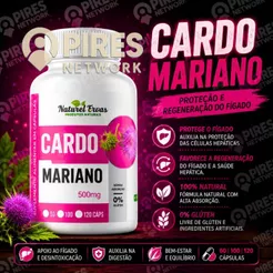 Suplemento De Silimarina ou Carmo Mariano 120 capsulas pura 100% Original