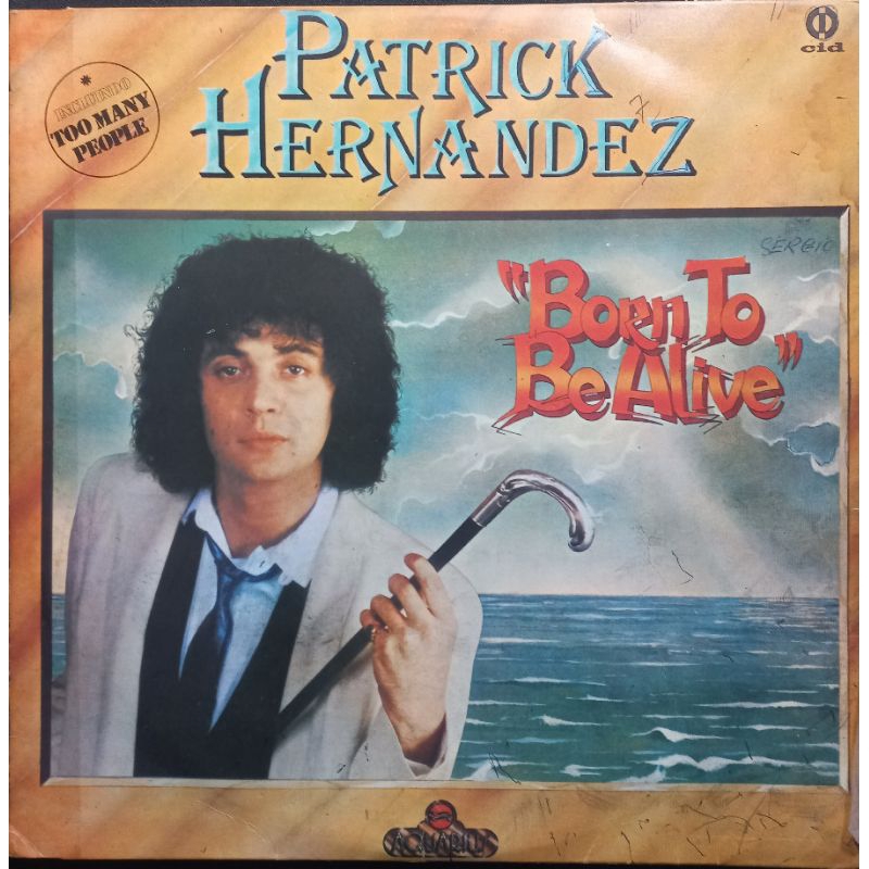 Disco de Vinil Original - Patrick Hernandez-Born To Be Alive (lp 1970).
