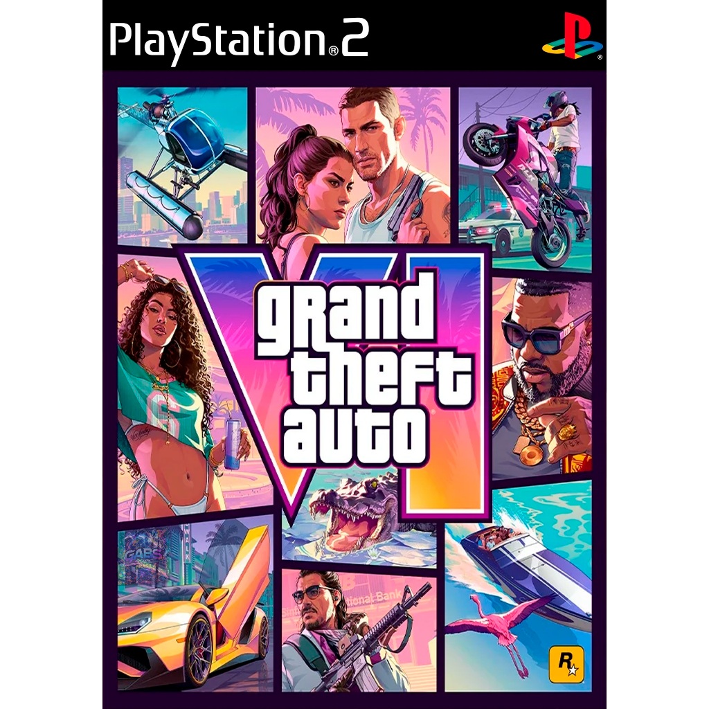 🌴 GTA 6 para PS2 - Grand Theft Auto VI Mod para PlayStation 2 Desbloqueado