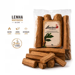 Lenha para Defumação Frutífera de Café 1kg - Toquinho Churrasco (Lenha Mantiqueira)
